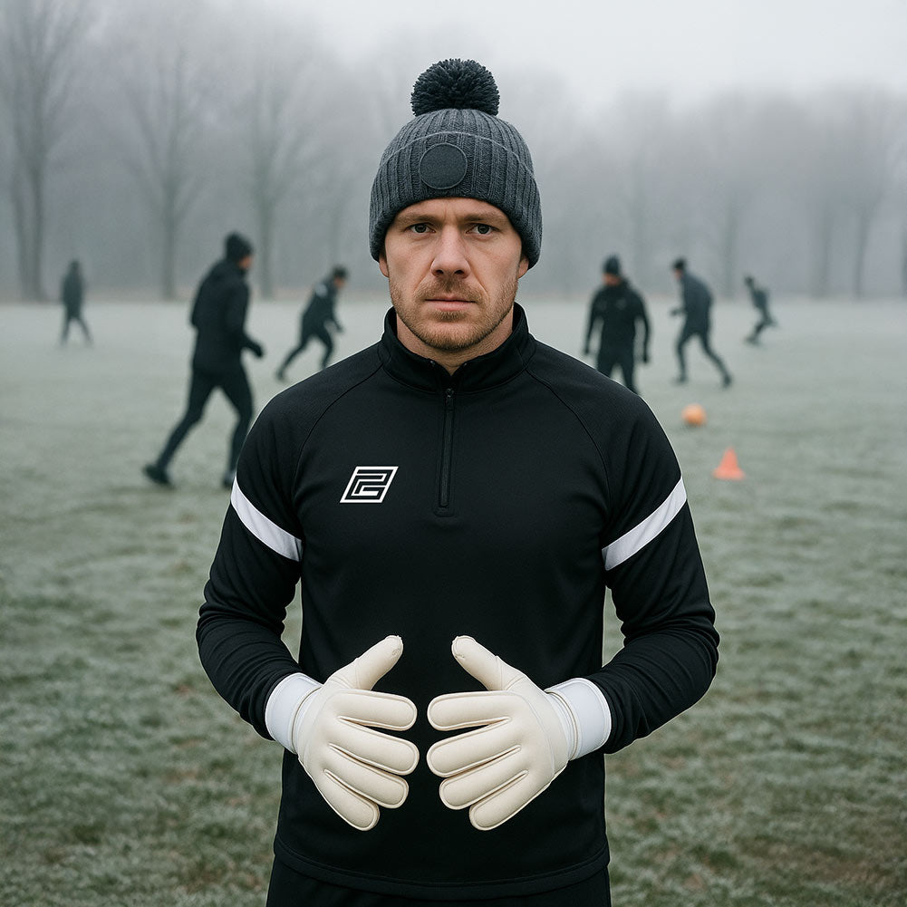 Keeper iD GK Custom Club Fleece Beanie Bobble Hat