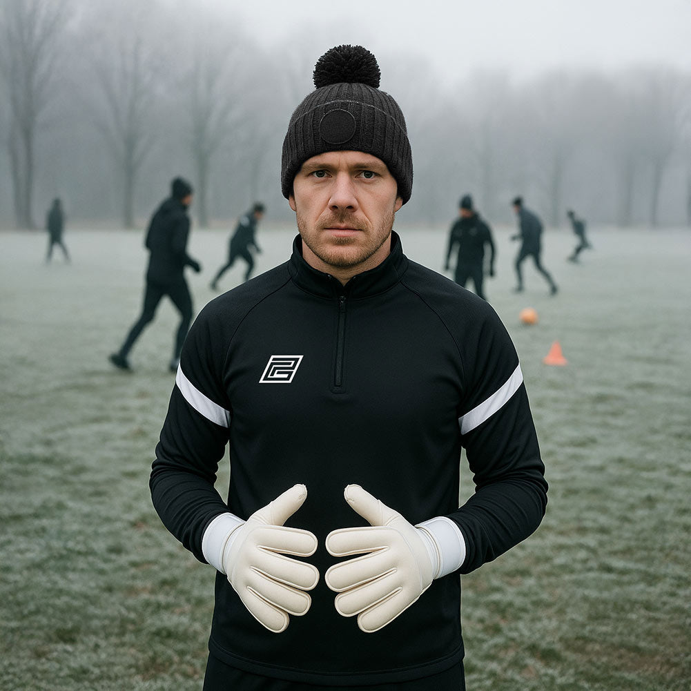 Keeper iD GK Custom Club Fleece Beanie Bobble Hat
