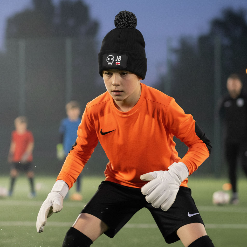 Keeper iD Custom Kids GK Beanie Bobble Hat