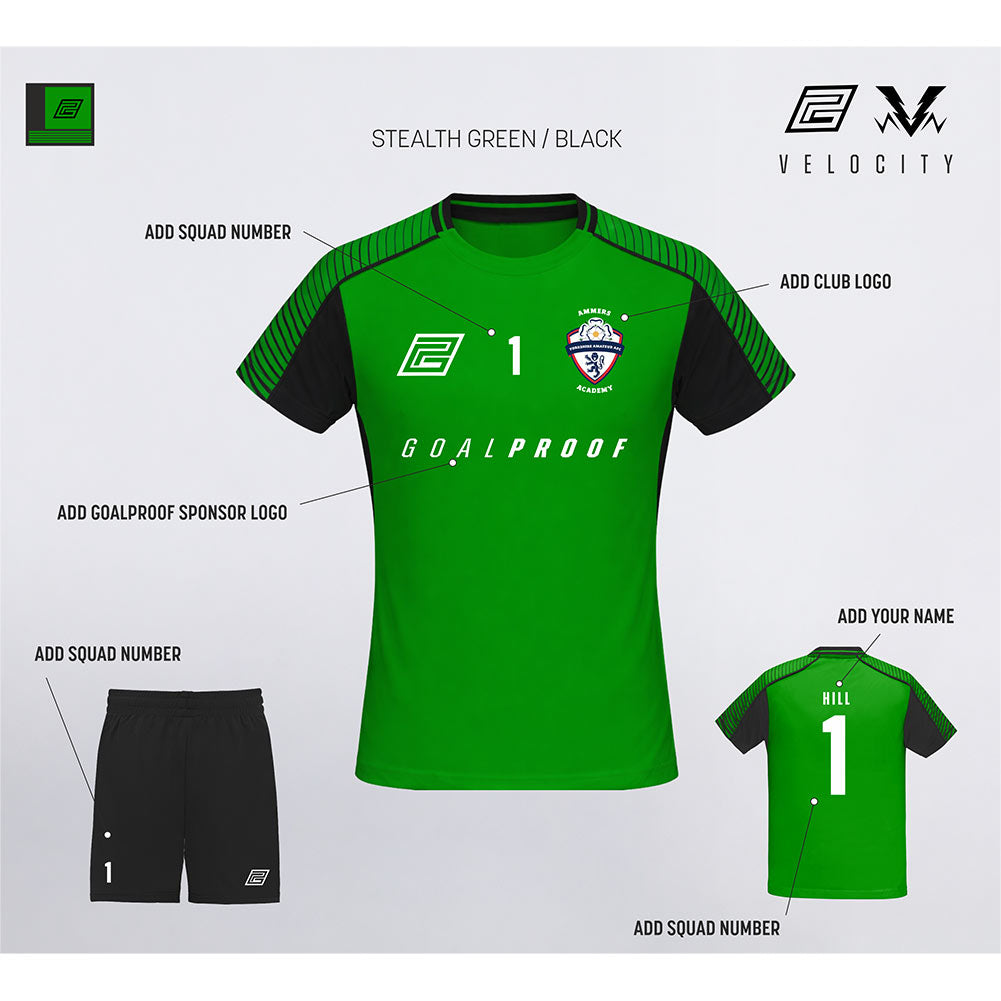 Keeper iD Goalproof Velocity GK Kit Set Junior