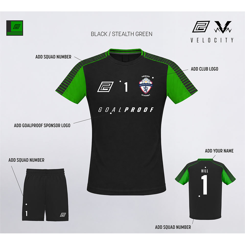 Keeper iD Goalproof Velocity GK Kit Set Junior