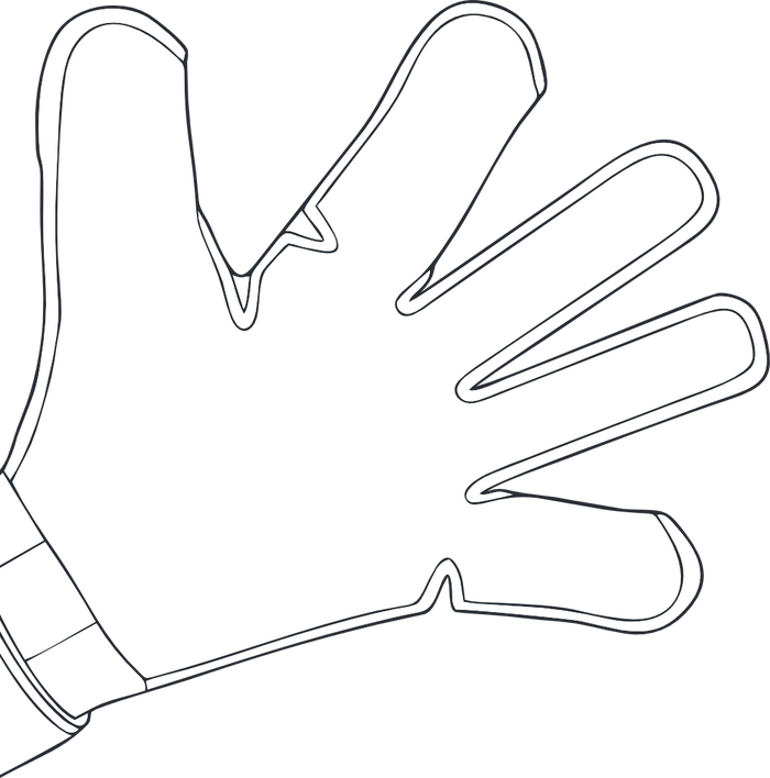 V-Wrap Cut glove cut