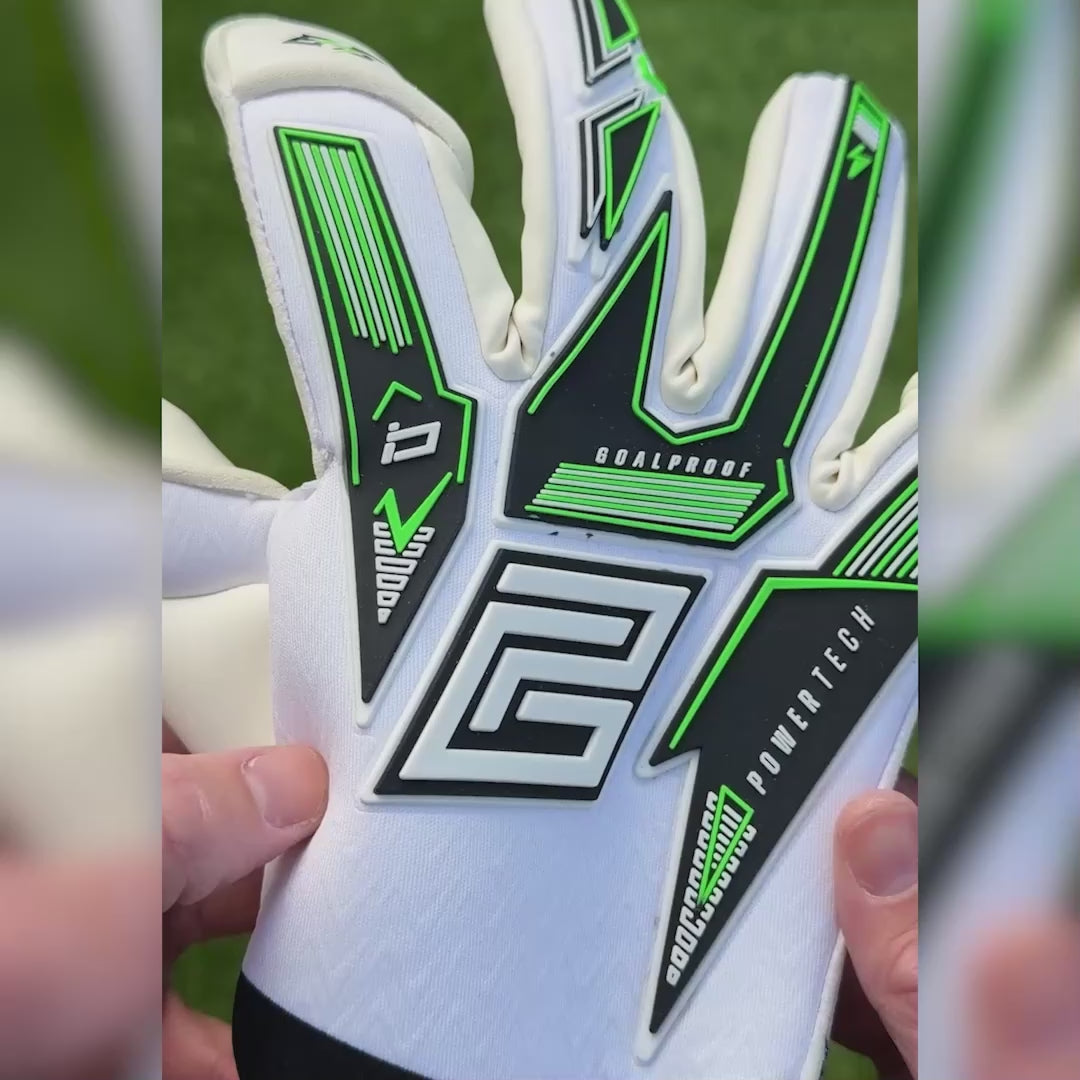 Keeper iD Goalproof ELECTRIC SURGE V-Wrap RS — White